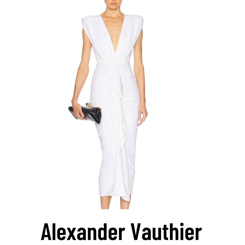 White Midi Dress